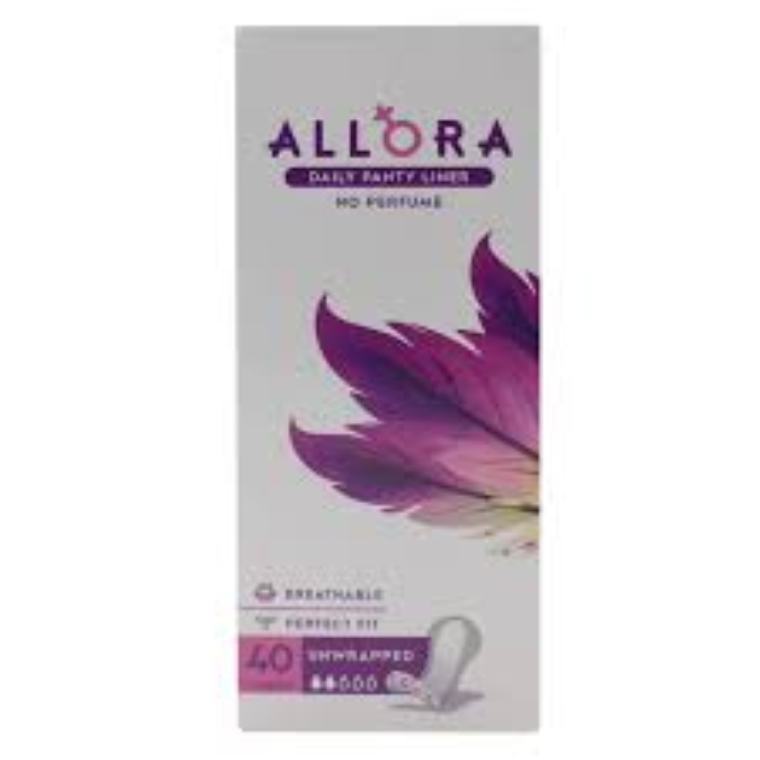 ALLORA PANTY LINER 160MM UNWRAPPED 40SHT